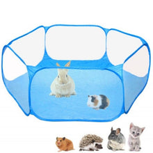 Load image into Gallery viewer, Portable Small Animals Exercise Fence Foldable Rabbits Hamster Cage Tent Play Fence
