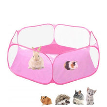 Load image into Gallery viewer, Portable Small Animals Exercise Fence Foldable Rabbits Hamster Cage Tent Play Fence
