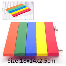 Load image into Gallery viewer, Wooden Small Pet Guinea Pig Toy Squirrel Totoro Springboard Hamster Tunnels Bird Toys Chinchilla Pet Rat Toys Small Animal House
